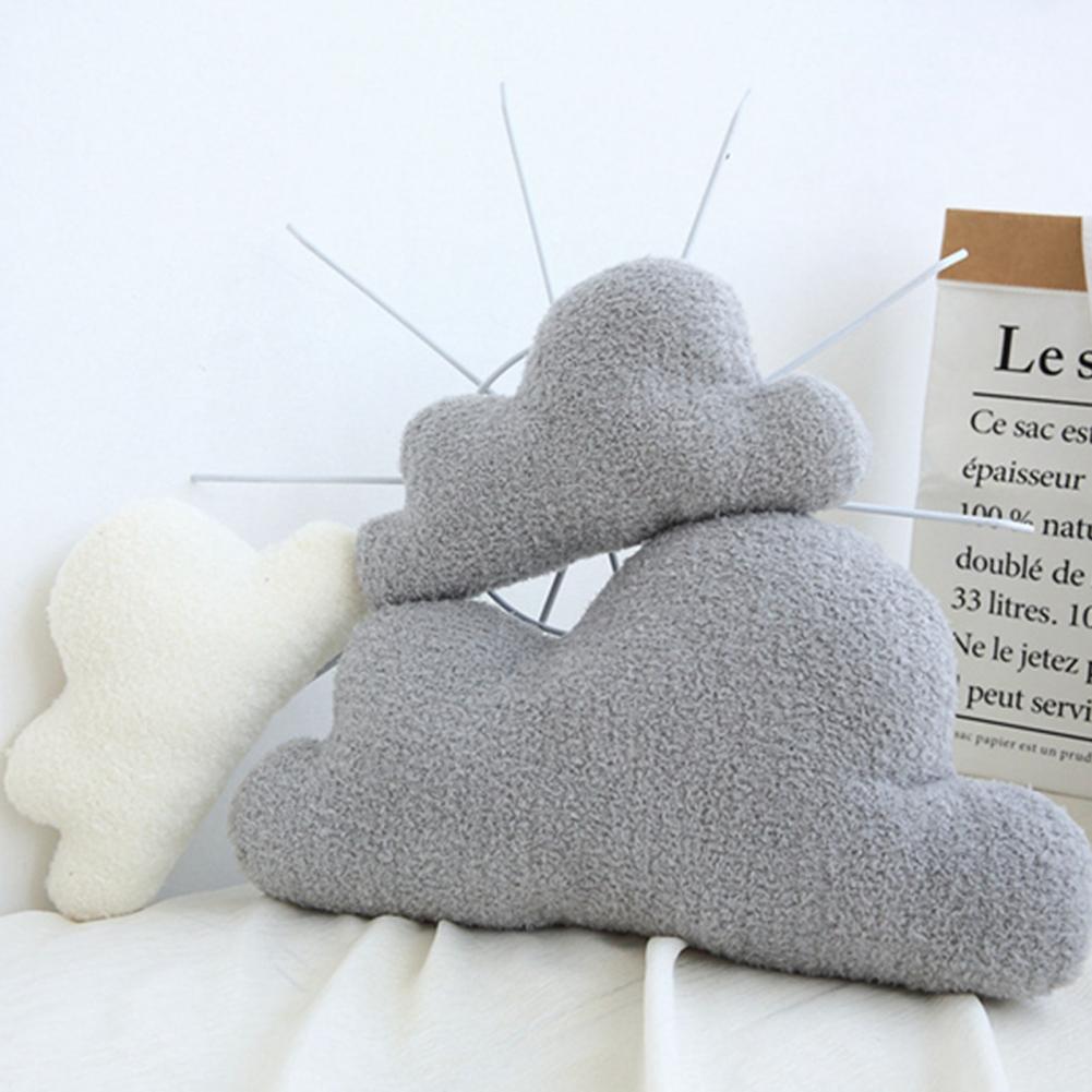Hjemix | Cloud Pillow Cushion - Sweet Plush Nap Pillow, Lumbar Support Plush Toy, Sofa Cushion, Home Decorations