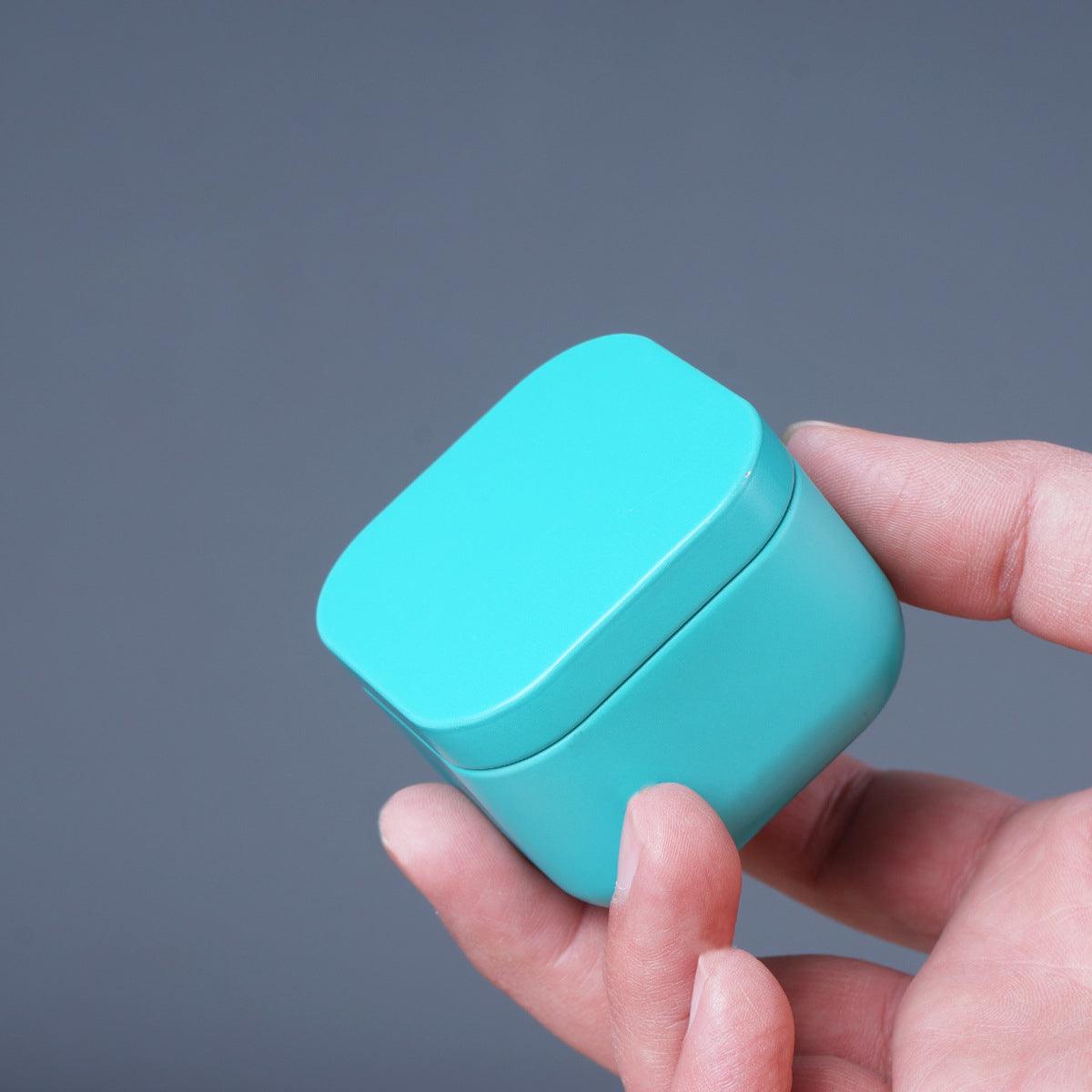 Hjemix | Fargerik oppbevaringsboks | Liten metalldåse for te, godteri, piller