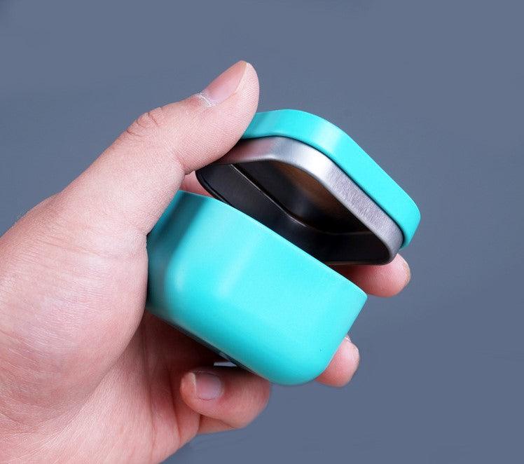 Hjemix | Fargerik oppbevaringsboks | Liten metalldåse for te, godteri, piller