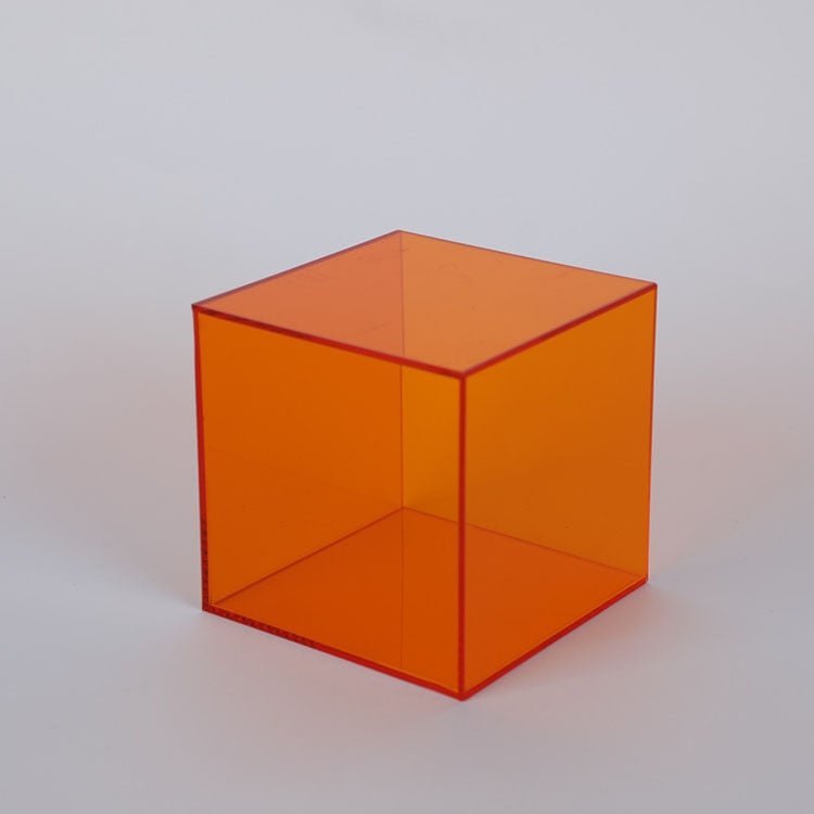 Hjemix | Fargerik akryl lagringsboks - Gjennomsiktig utstillingsboks