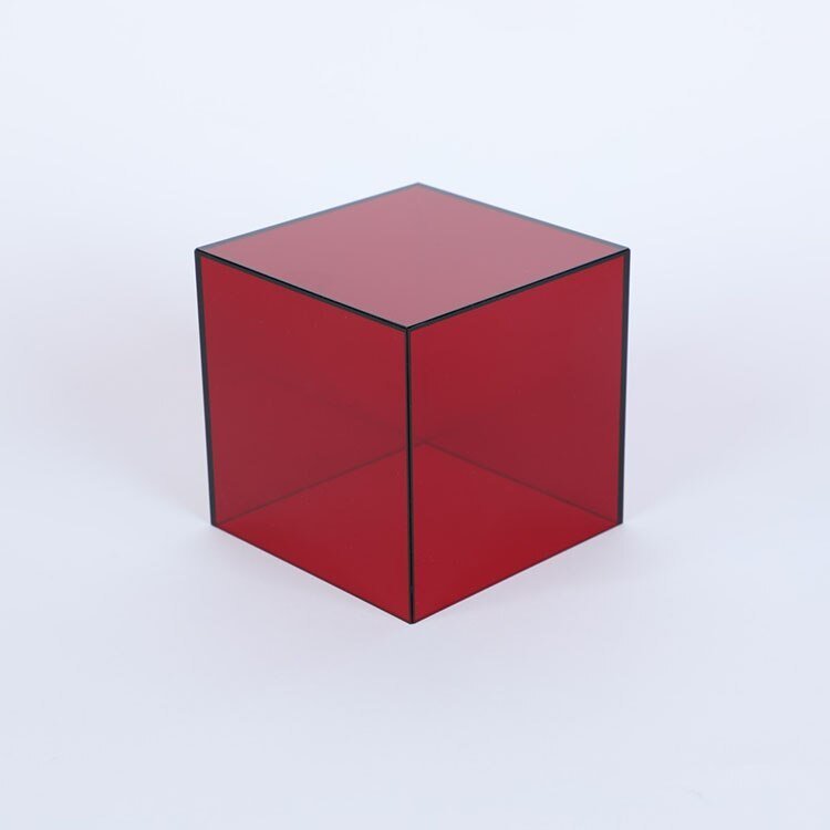 Hjemix | Fargerik akryl lagringsboks - Gjennomsiktig utstillingsboks