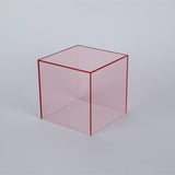 Hjemix | Fargerik akryl lagringsboks - Gjennomsiktig utstillingsboks