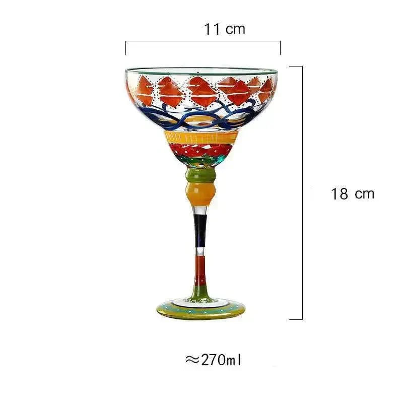 Hjemix | Fargerik Margarita Cocktail Glass