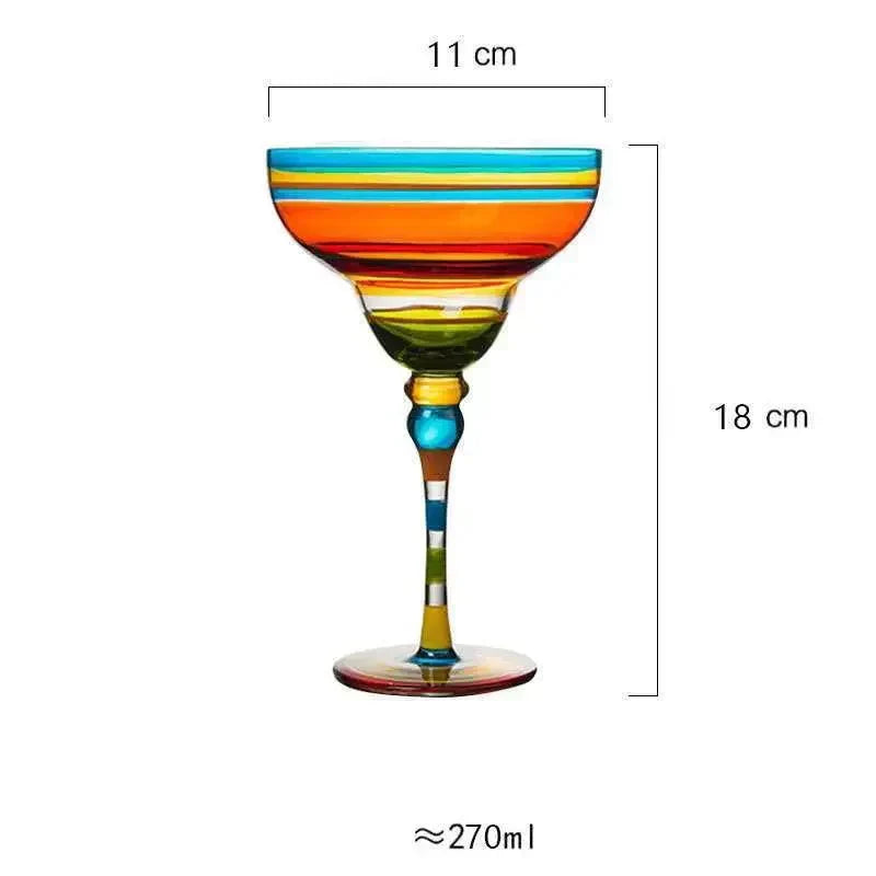 Hjemix | Fargerik Margarita Cocktail Glass