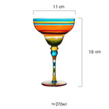 Hjemix | Fargerik Margarita Cocktail Glass