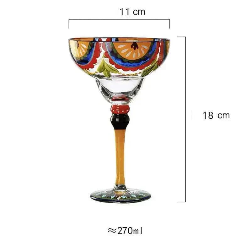 Hjemix | Fargerik Margarita Cocktail Glass