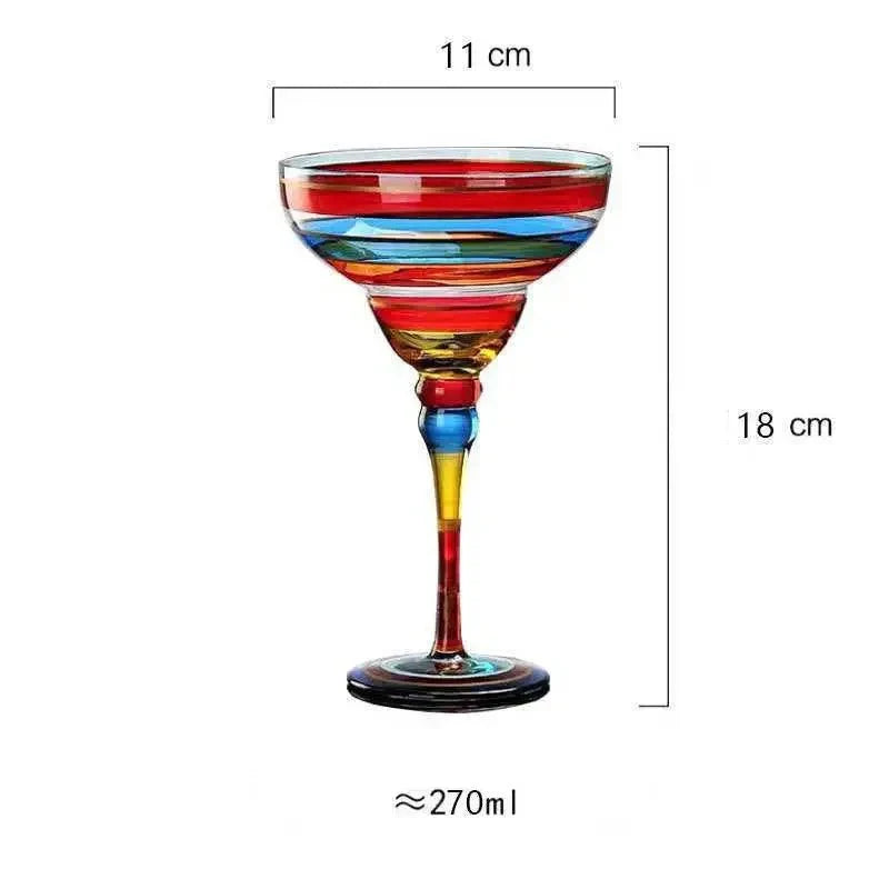 Hjemix | Fargerik Margarita Cocktail Glass