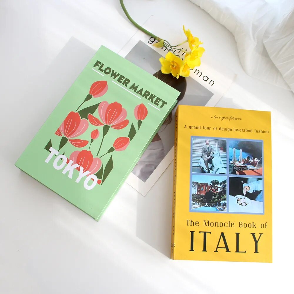 Hjemix | Fargerik Lagringsbok Dekorasjon