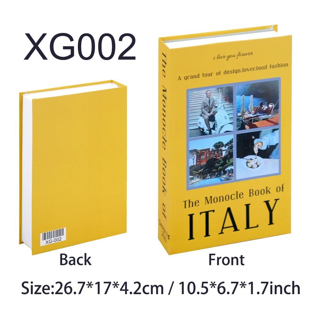 Hjemix | Fargerik Lagringsbok Dekorasjon
