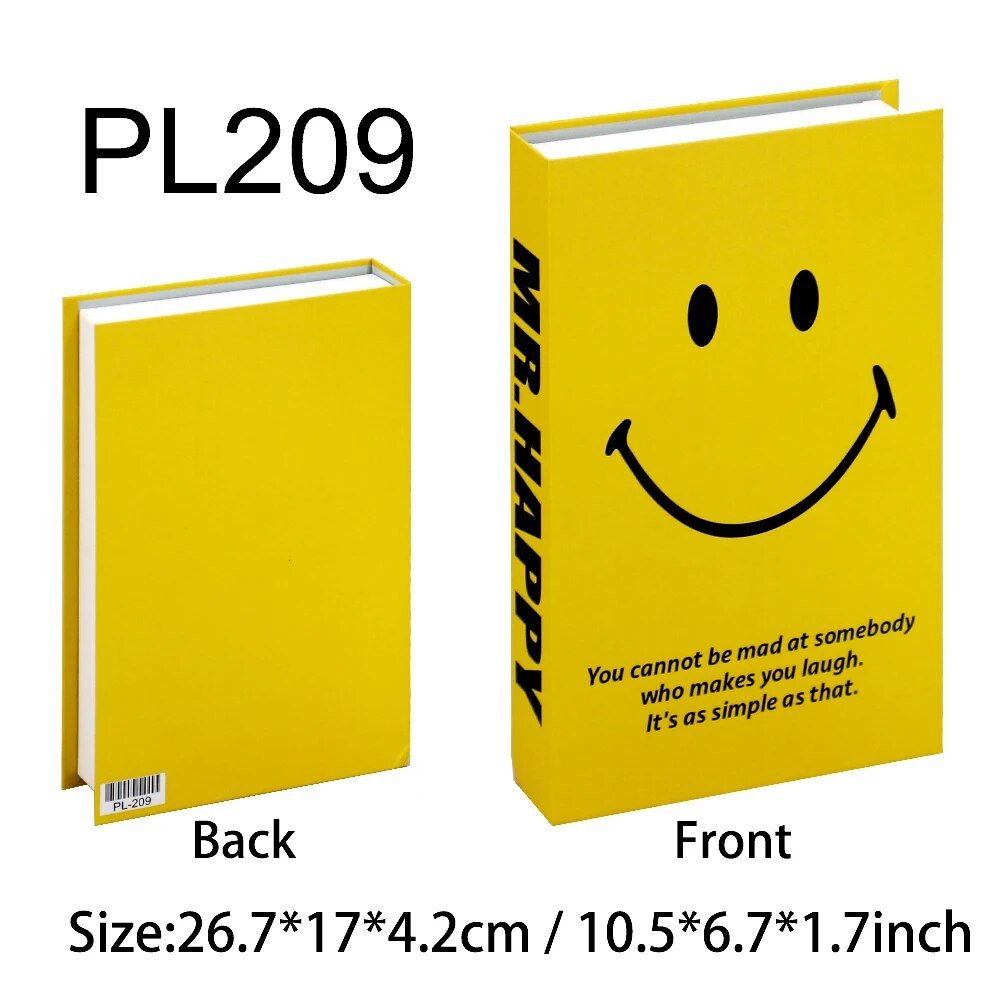 Hjemix | Fargerik Lagringsbok Dekorasjon