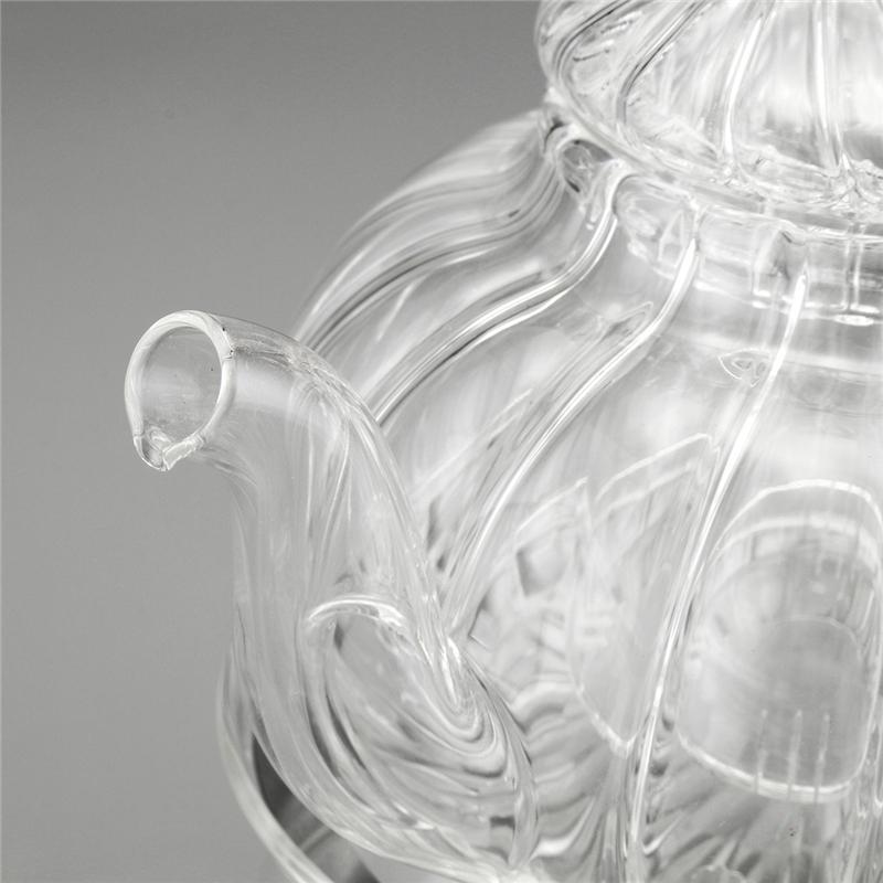 Hjemix | Krystallklar Glass Tekanne Sett