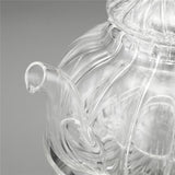 Hjemix | Krystallklar Glass Tekanne Sett