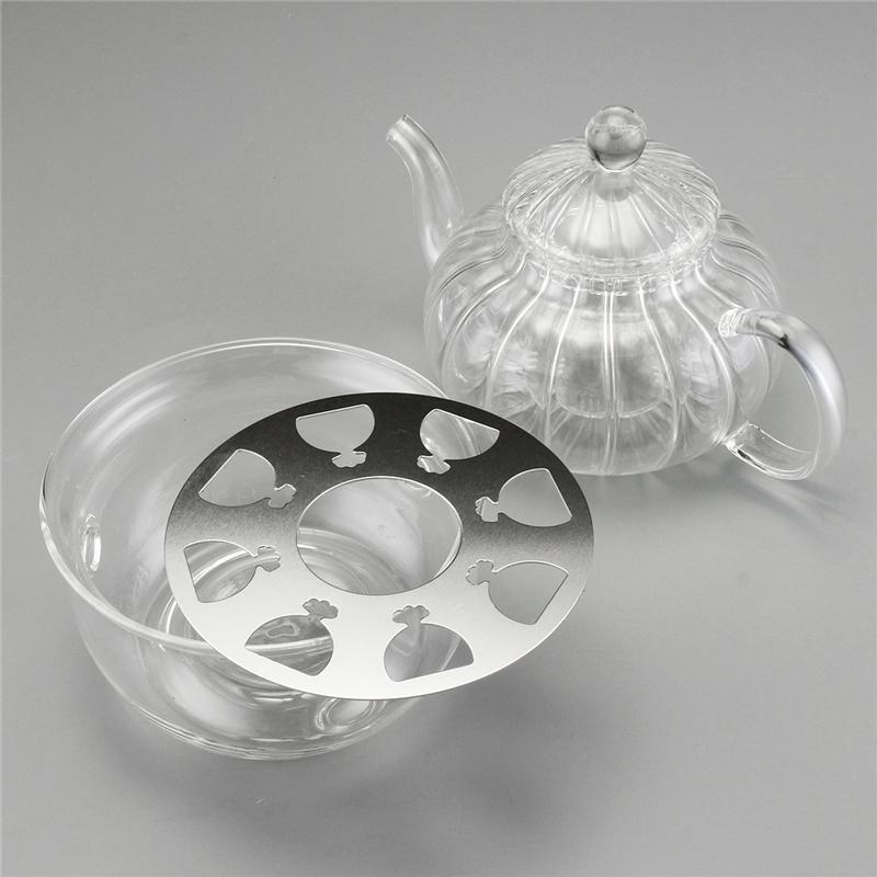 Hjemix | Krystallklar Glass Tekanne Sett