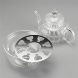Hjemix | Krystallklar Glass Tekanne Sett