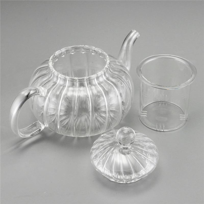Hjemix | Krystallklar Glass Tekanne Sett