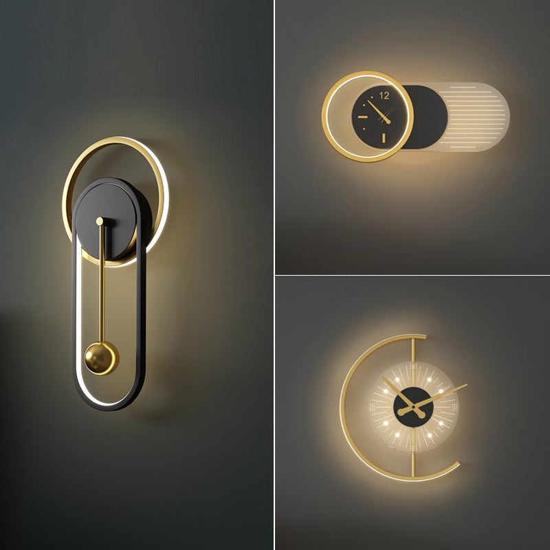 Hjemix | Nordisk Minimalistisk Stille Klokke Vegglampe