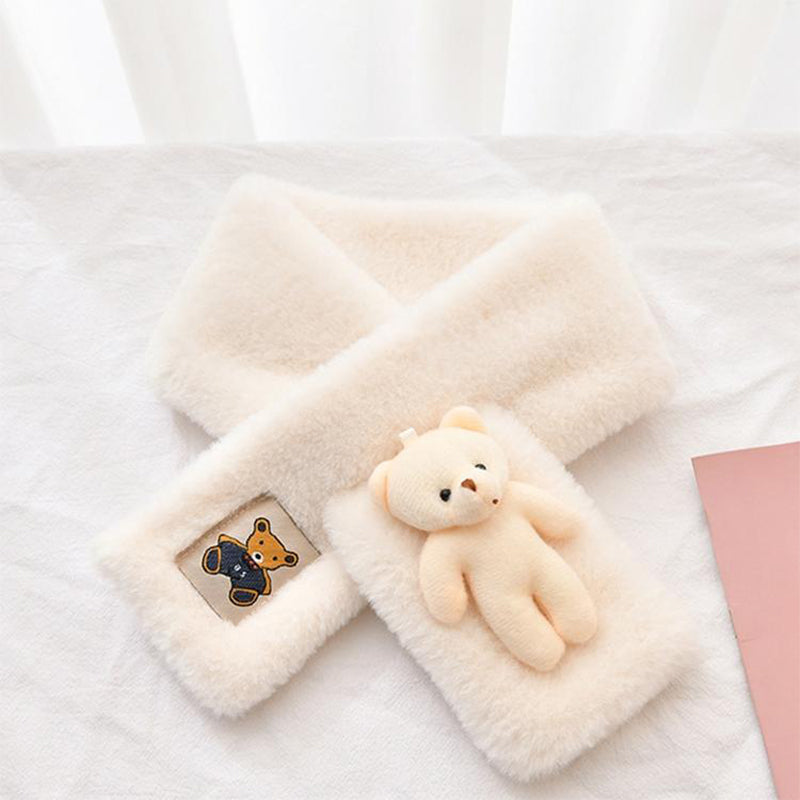 Hjemix | Sweet Bear Plush Bib For Adults And Children