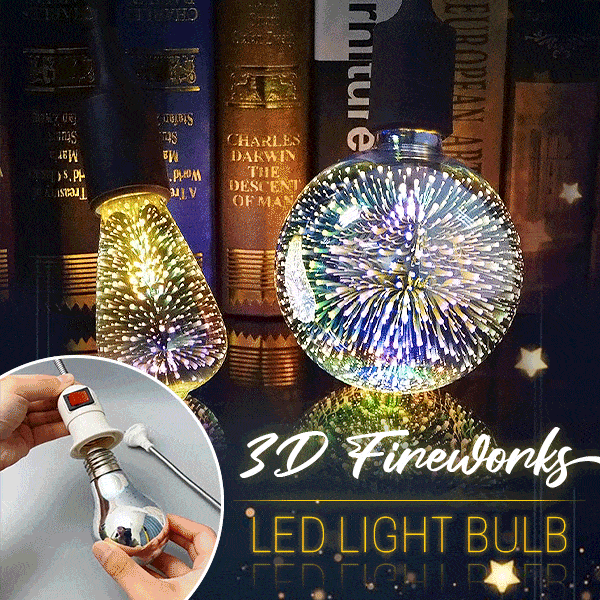 Hjemix | 3D Fyrverkeri LED Lyspære