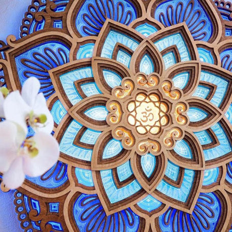 Hjemix | Mandala Yoga Rom Nattlys LED