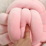 Hjemix | Dekorativ knyttet semsket kule myk pute