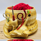 Hjemix | Stor Fantasi Drage og Egg Fantasi Bolle Strikking eller Hekling Bolle