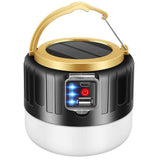 Hjemix | Værbestandig Solcelleoppladbar Camping LED Lampe