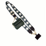 Hjemix | Justerbar telefon lanyard crossbody stropp med lommebok