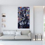 Hjemix | Disney Star Wars Plakat Darth Vader Lerretsveggkunst - Veggdekorasjon - Berømt Veggkunst