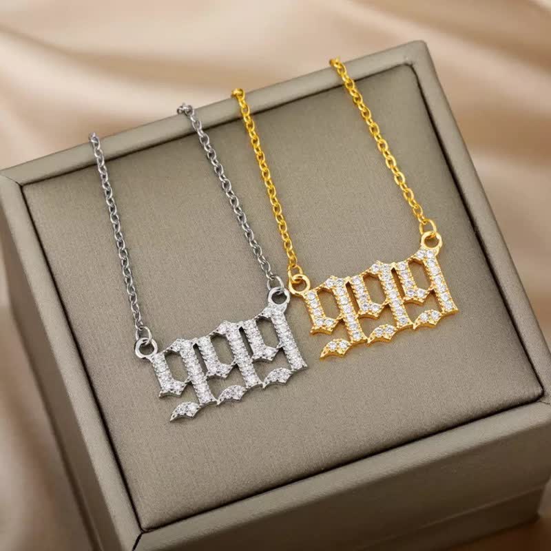 Hjemix | Zirconia Engelsk Høy Halskjede – Seraphina