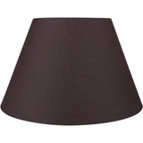 Hjemix | Medium lampeskjerm, fat stoff lampeskjerm for bordlampe og gulvlampe, 7x13x7.8 tommer, naturlig ventilert lin, håndlaget, edderkopp (hvit)