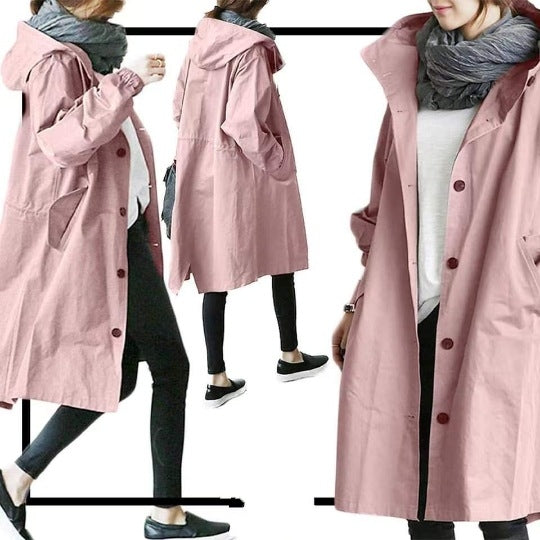 Hjemix | Vind- og vanntett trenchcoat for kvinner