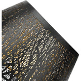 Hjemix | Medium lampeskjerm, fat stoff lampeskjerm for bordlampe og gulvlampe, 7x13x7.8 tommer, naturlig ventilert lin, håndlaget, edderkopp (hvit)