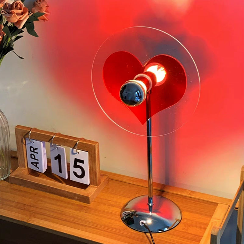 Hjemix | Led Hjerte Bordlampe