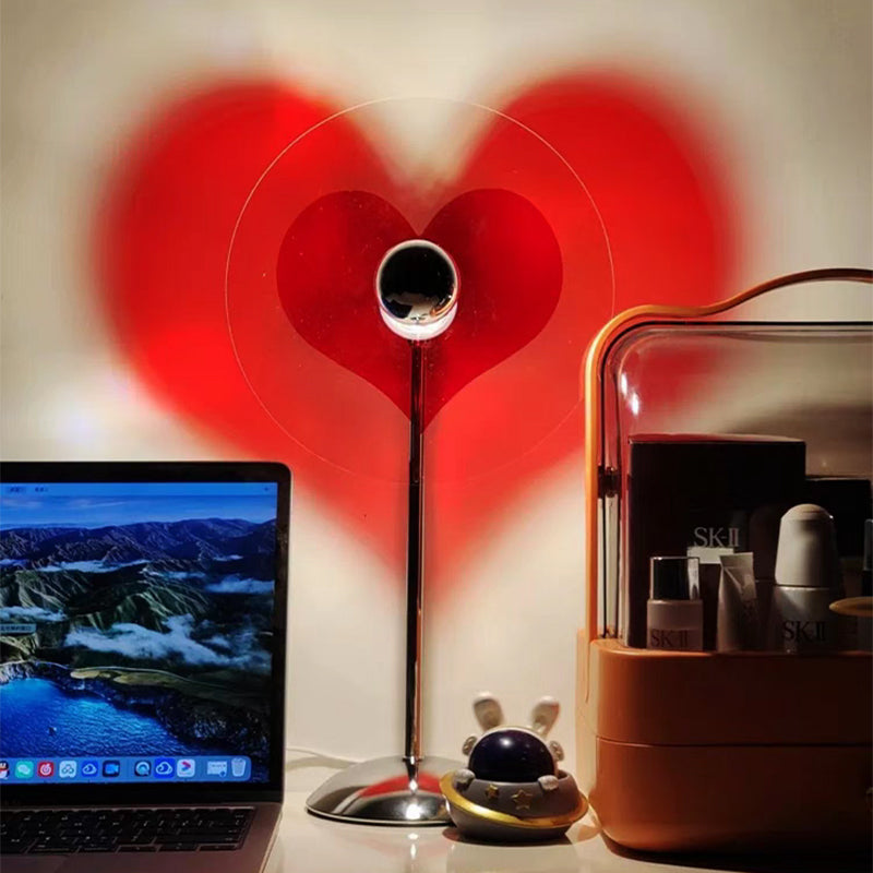 Hjemix | Led Hjerte Bordlampe