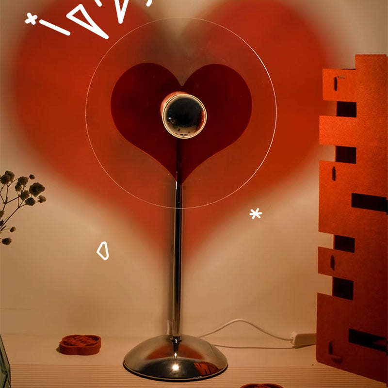 Hjemix | Led Hjerte Bordlampe