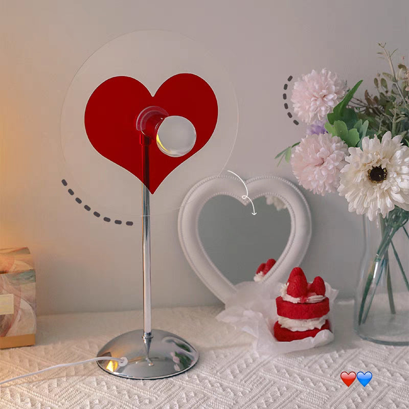 Hjemix | Led Hjerte Bordlampe