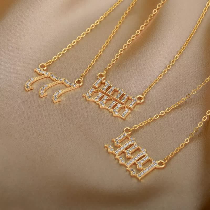 Hjemix | Zirconia Engelsk Høy Halskjede – Seraphina