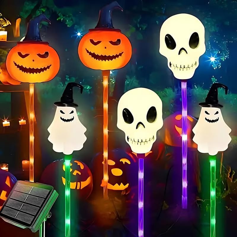 Hjemix | 6 i 1 Halloween Solhage Lys