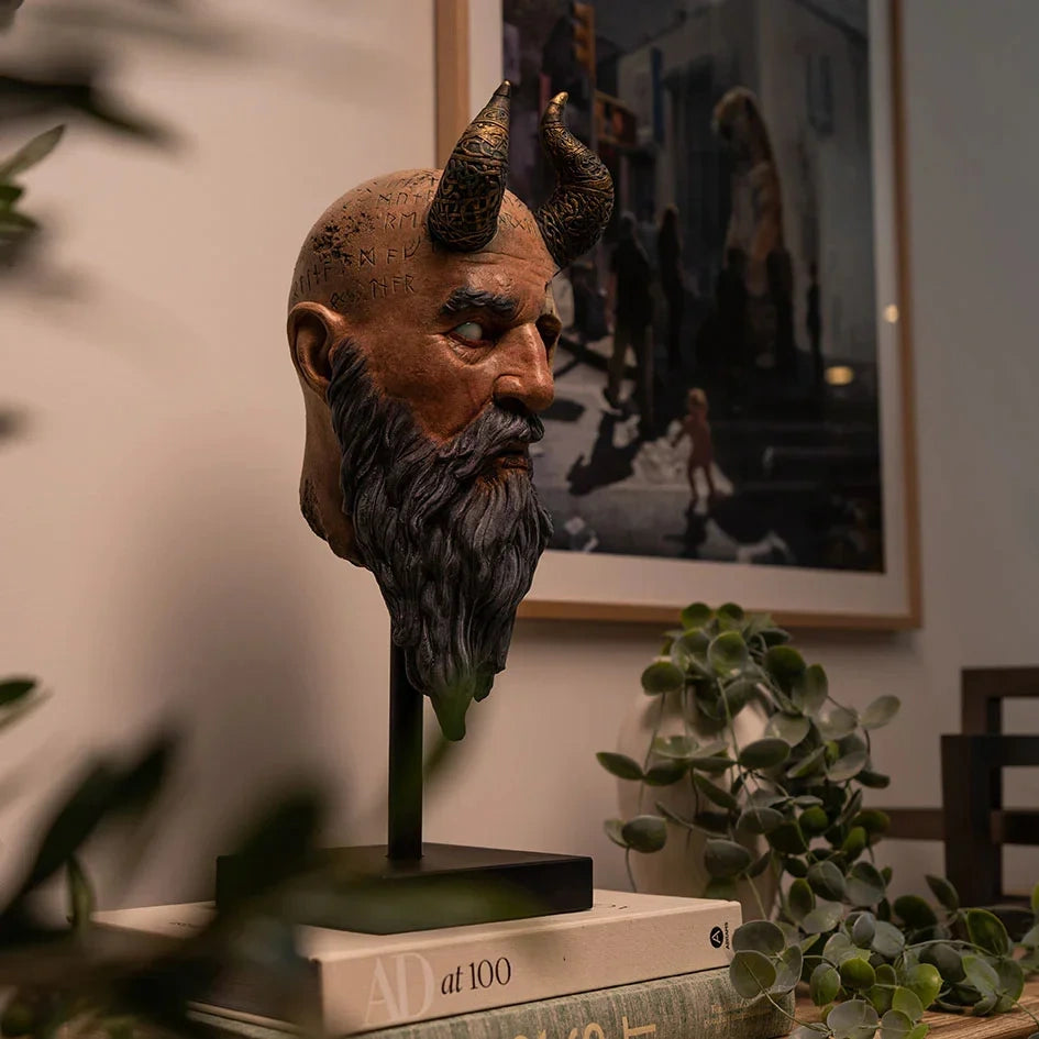 Hjemix | Mimir Hodeskalle Statue