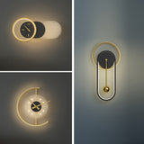 Hjemix | Nordisk Minimalistisk Stille Klokke Vegglampe
