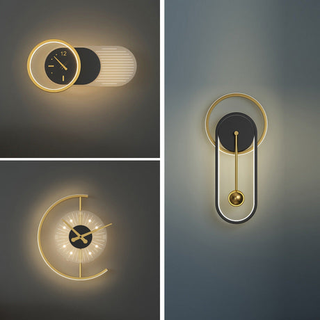 Hjemix | Nordisk Minimalistisk Stille Klokke Vegglampe