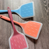 Hjemix | Ekstra Stort Silikon Spatel Sett – Non-stick, Varmebestandig & Ergonomisk for Enkel Løsning av Mat, Perfekt for Matlaging & Baking