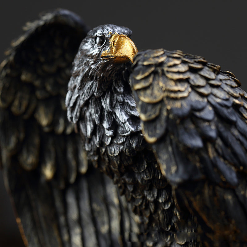 Hjemix | Eagle Spreading Wings Ornament Hjem Dekkene