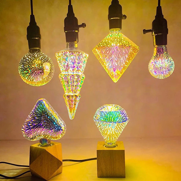 Hjemix | 3D Fyrverkeri LED Lyspære