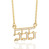 Hjemix | Zirconia Engelsk Høy Halskjede – Seraphina