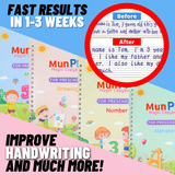 Hjemix | Barnas Tall Bokstaver Øvelse Magisk Kopibok