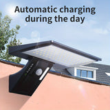 Hjemix | SmartSolar - Solenergi LED utendørslampe spotlight bevegelsessensor - en livstid med gratis lys