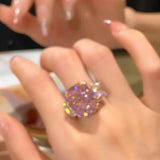 Hjemix | Tre Steins Brilliant Cut Rosa Ring