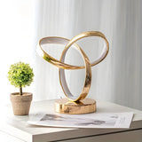 Hjemix | Lampe - Luksus Gull Möbius Ring Skrivebords Leselampe