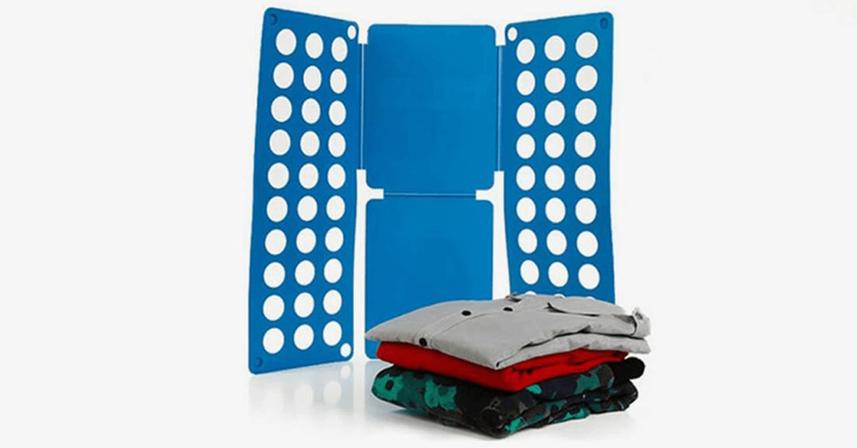 Hjemix | Enkel Foldsbar Klessorganisator - Å brette klær har aldri vært så enkelt og moro!